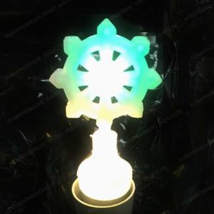 Dhamma Charka Lamp led light wesak decoration Sri Lanka 3